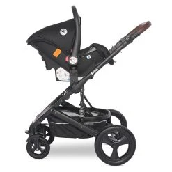 Lorelli Boston Tropical Flowers Black 3-in-1 Kinderwagen Incl. Comet Autostoel -KinderReisWereldNederland lorelli boston tropical flowers black 3 in 1 kinderwagen 2 2