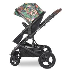Lorelli Boston Tropical Flowers Black 3-in-1 Kinderwagen Incl. Comet Autostoel -KinderReisWereldNederland lorelli boston tropical flowers black 3 in 1 kinderwagen 5 2
