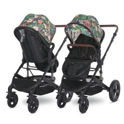 Lorelli Boston Tropical Flowers Black 3-in-1 Kinderwagen Incl. Comet Autostoel -KinderReisWereldNederland lorelli boston tropical flowers black 3 in 1 kinderwagen 6 2
