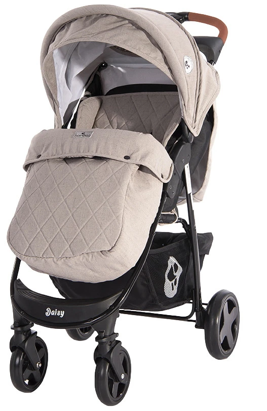 Lorelli Daisy Beige Wandelwagen Incl. Beenkap 1002141-2115 2 Lorelli Daisy Beige Wandelwagen Incl. Beenkap 1002141-2115 - Afbeelding 2