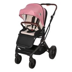 Lorelli Glory Pink 3-in-1 Combi Kinderwagen Incl. Autostoel 1002176-2301 -KinderReisWereldNederland lorelli glory pink 3 in 1 combi kinderwagen incl. autostoel 1002176 2301 4