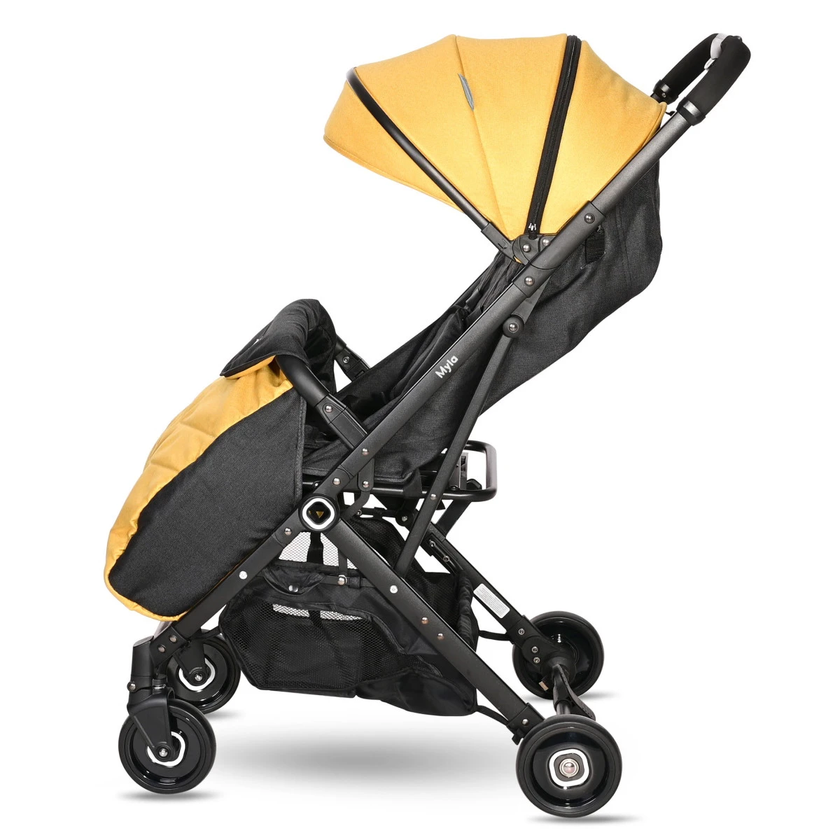 Lorelli Myla Lemon Curry Wandelwagen 1002159-2338 3 Lorelli Myla Lemon Curry Wandelwagen 1002159-2338 - Afbeelding 3