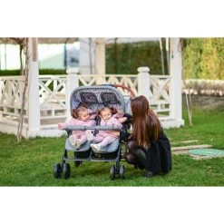 Lorelli Twin Cool Grey Duowagen Incl. Luiertas 1002007-2386 -KinderReisWereldNederland lorelli twin duowagen 13