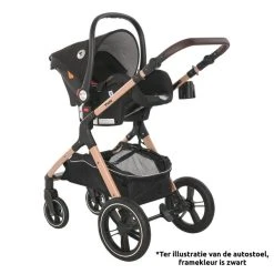 Lorelli Viola Pink 3-in-1 Combi Kinderwagen Incl. Comet Autostoel -KinderReisWereldNederland lorelli viola pink 3 in 1 kinderwagen incl. autostoel 1002188 2301 20