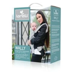 Lorelli Wally Grey Floral Ergonomische Draagzak 1001016-0001 -KinderReisWereldNederland lorelli wally grey floral ergonomische draagzak 1001016 0001 3