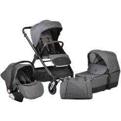 Cangaroo Macan Grey 3-in-1 Combi Kinderwagen Incl. Autostoel 2819