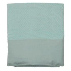 MamaLoes Amy Ajour Stonegreen 100x150cm Ledikantdeken 84267