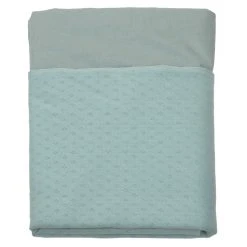 MamaLoes Amy Ajour Stonegreen 75x100cm Wiegdeken 84266