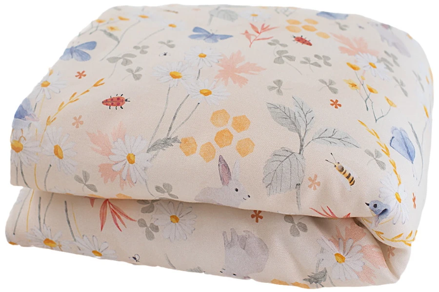 MamaLoes Amy Bamboo Nature Meadow Beige 60 X 80 Cm Deken 82667