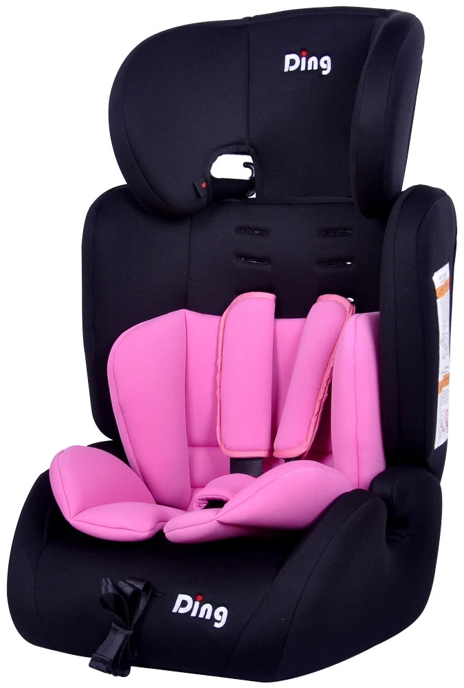 Ding Bas Roze Autostoel 9-36 Kg CS003 1 Ding Bas Roze Autostoel 9-36 Kg CS003
