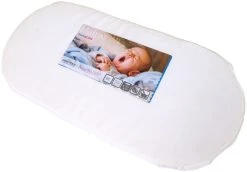 MamaLoes Madelief 32x72x4 Cm Ovaal Kinderwagen- En Wiegmatras Km401 -KinderReisWereldNederland mamaloes madelief 32x72x4cm wiegmatras 2