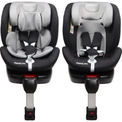 MamaLoes Max Grijs/Zwart 360° Isofix Autostoel 0-36kg ML050214 -KinderReisWereldNederland mamaloes max grijs zwart 360 isofix autostoel 0 36kg ml050214 5 1