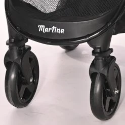 Lorelli Martina Tropical Flowers Wandelwagen 1002171-2388 -KinderReisWereldNederland martina swivelling front wheels 2