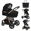 Momi Limuru Black 2-in-1 Combi Kinderwagen WOSP00029