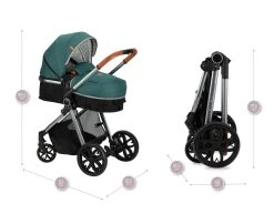 Momi Limuru Green 2-in-1 Combi Kinderwagen WOSP00028 -KinderReisWereldNederland momi limuru green 2 in 1 combi kinderwagen wosp00028 15