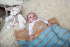 Zaffiro Antraciet & Grijs Ruitjes 75 X 100 Cm Wiegdeken 40795 -KinderReisWereldNederland paski niebbra 4 1 1 1 1 1 1 1