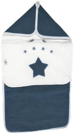 Petit Villain Hydrofiel Marineblauw Universele Autostoel Voetenzak