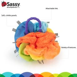 Sassy Crinkle Ball Texturen Speelbal S80370 7 Sassy Crinkle Ball Texturen Speelbal S80370 -KinderReisWereldNederland sassy crinkle ball texturen speelbal 1