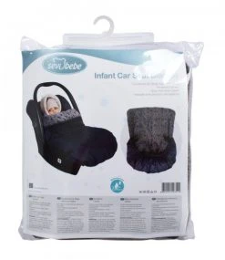 Sevibaby Grijs Groep 0 Universele Autostoel Voetenzak 351 -KinderReisWereldNederland sevibaby grijs groep 0 universele autostoel voetenzak 351 4