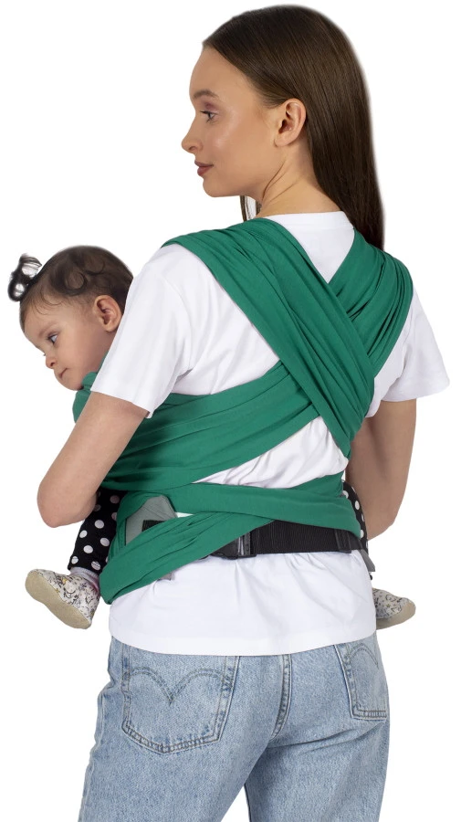 Sevibaby Groen Draagdoek 565-15 2 Sevibaby Groen Draagdoek 565-15 - Afbeelding 2