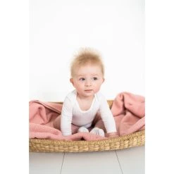 Briljant Pique Pink 100 X 150 Cm Zomer Ledikantdeken 40R -KinderReisWereldNederland sfeer 2 9