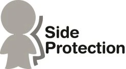 Osann Flux Isofix SPS Navy Melange 9-36 Kg Autostoel 102-138-249 -KinderReisWereldNederland sideprotection logo