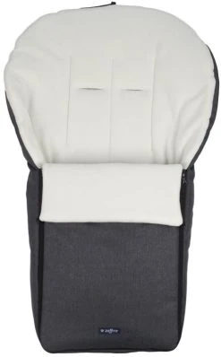 Zaffiro Melange Antraciet Wit Universele Afritsbare Voetenzak S13