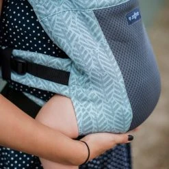 Zaffiro City Air Beige Leaves Ergonomische Draagzak 7398 -KinderReisWereldNederland zaffiro city air beige leaves draagzak 7398 5