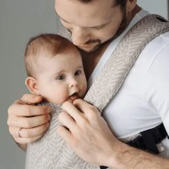 Zaffiro City Geo Blue Steel Ergonomische Draagzak 8241 -KinderReisWereldNederland zaffiro city beige leaves ergonomische draagzak 3 3