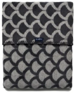 Zaffiro Grijs & Antraciet Halve Cirkels 75 X 100 Cm Wiegdeken 40733