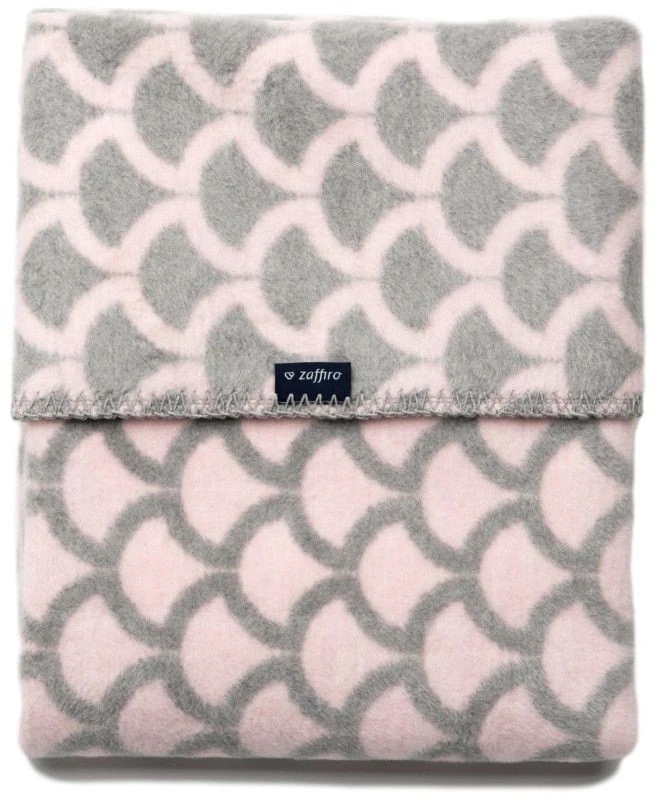 Zaffiro Grijs & Lichtroze Halve Cirkels 75 X 100 Cm Wiegdeken 40726 1 Zaffiro Grijs & Lichtroze Halve Cirkels 75 X 100 Cm Wiegdeken 40726