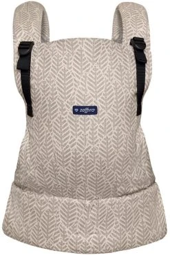 Zaffiro Ergo Beige Leaves Ergonomische Draagzak 8296