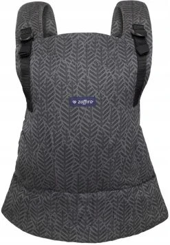 Zaffiro Ergo Graphite Leaves Ergonomische Draagzak 8302