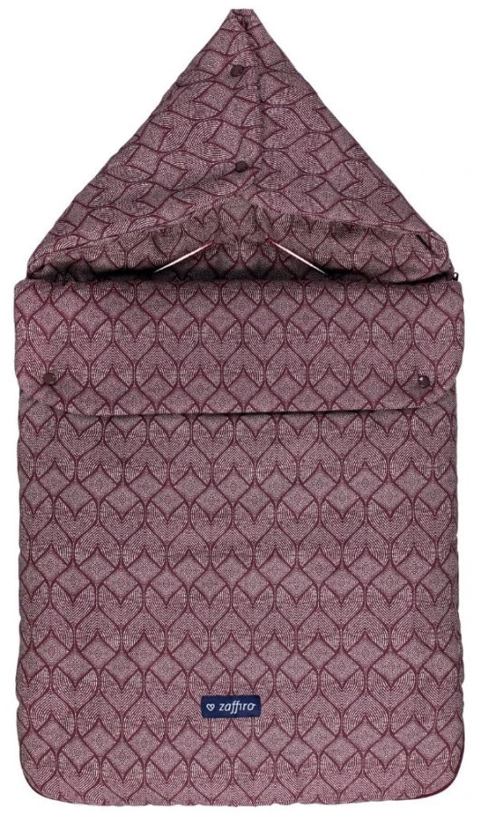 Zaffiro Geo Burgund Premium 5-in-1 Voetenzak 9842 1 Zaffiro Geo Burgund Premium 5-in-1 Voetenzak 9842