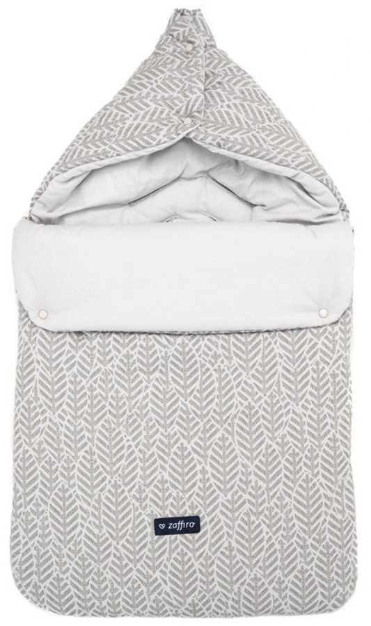 Zaffiro Grey Leaves Basic 5-in-1 Voetenzak 7572 1 Zaffiro Grey Leaves Basic 5-in-1 Voetenzak 7572