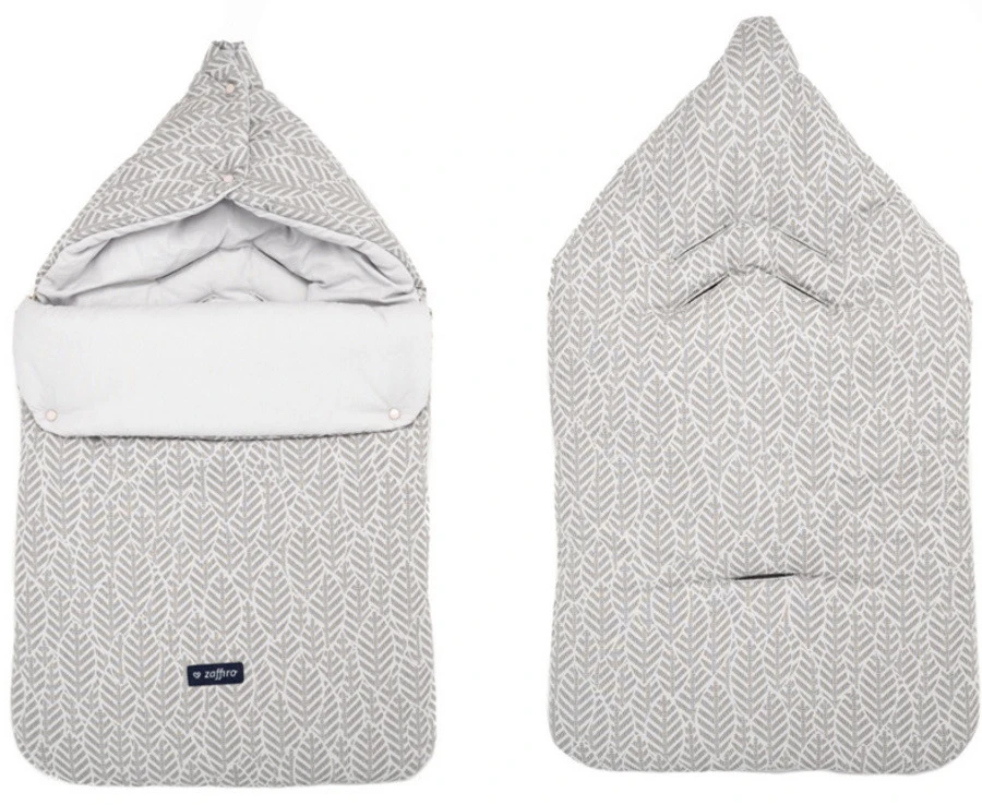 Zaffiro Grey Leaves Basic 5-in-1 Voetenzak 7572 3 Zaffiro Grey Leaves Basic 5-in-1 Voetenzak 7572 - Afbeelding 3