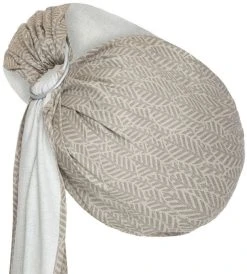 Zaffiro Hug Me Beige Leaves Draagdoek N16 7855