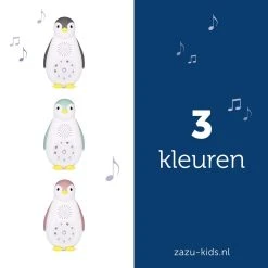 Zazu Zoe De Pinguin Grijs 3 In 1 Muziekdoosje ZA-ZOE-01 -KinderReisWereldNederland zoe nl all 2 colours lr 1